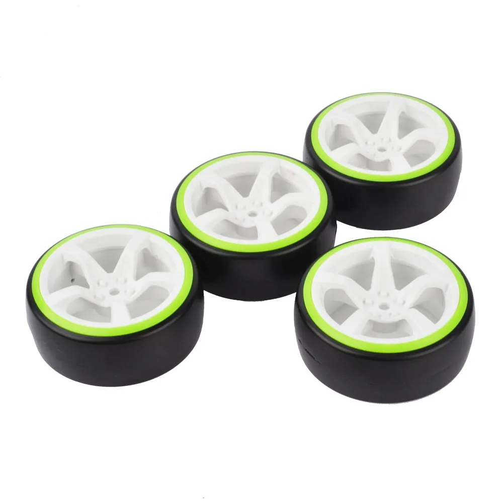 1/10 RC Drift жесткие пластиковые шины для traxxas tamiya HSI|tire wheel|1/10 driftwheels for |
