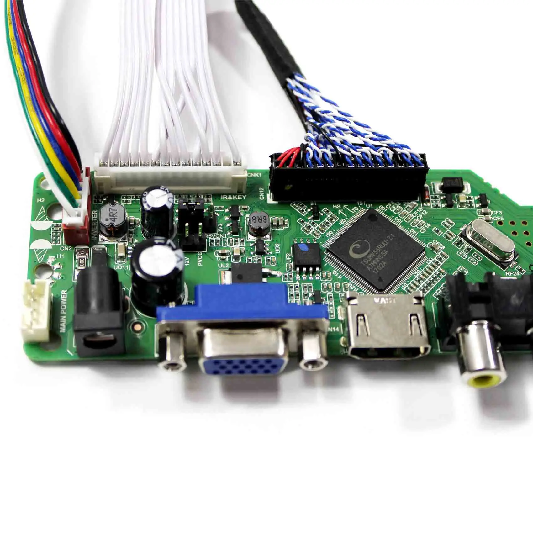 ТВ HD MI VGA AV плата ЖК-контроллера с USB для 20 1 inch-21 3 inch M201UN02 LM201M2 1600x1200 6 холодным