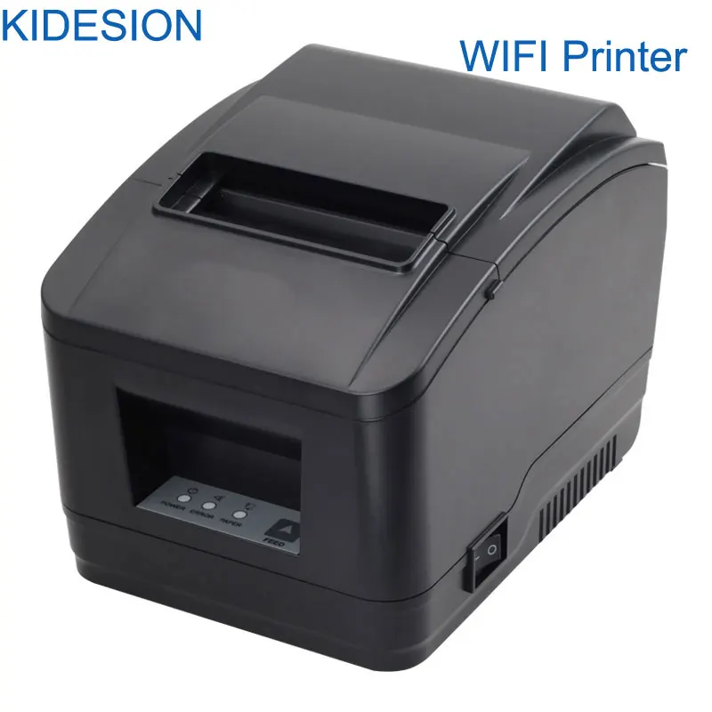 Новое поступление 80 мм wifi POS принтер USB+ wifi автоматический резак чековый принтер для супермаркета, магазин одежды