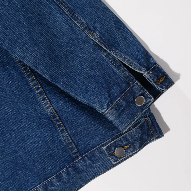 Женская джинсовая куртка в Корейском стиле Свободная Повседневная Харадзюку