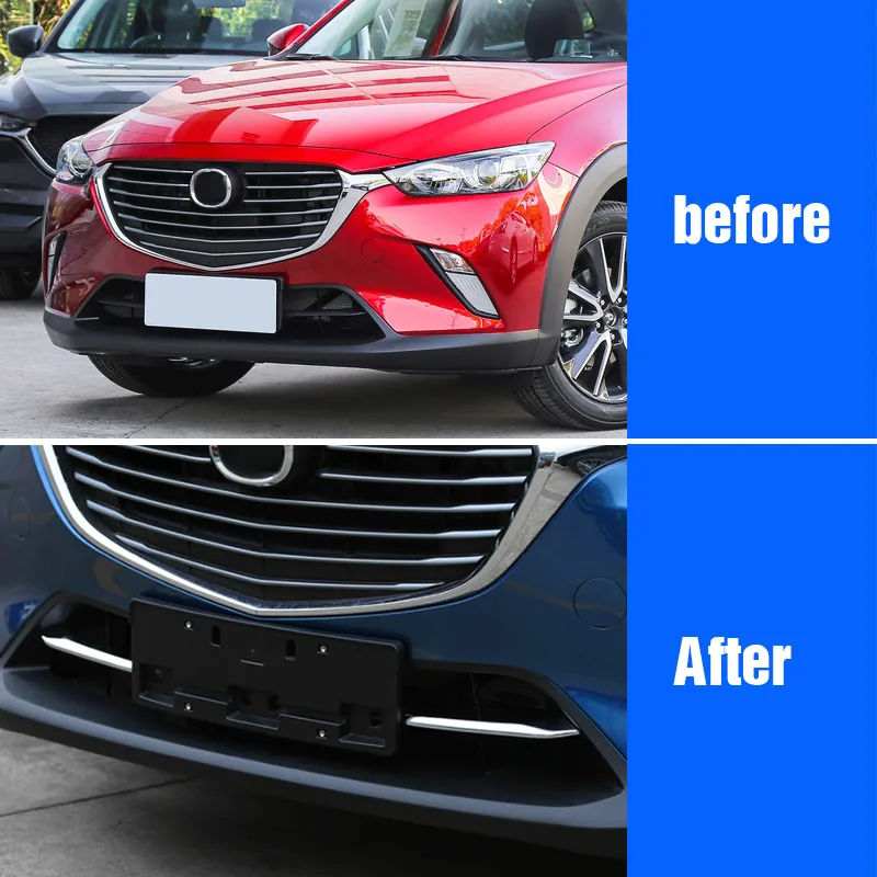Hivotd для мазда Mazda CX 3 CX3 аксессуары 2019 2020 передняя решетка автомобиля рамы накладка