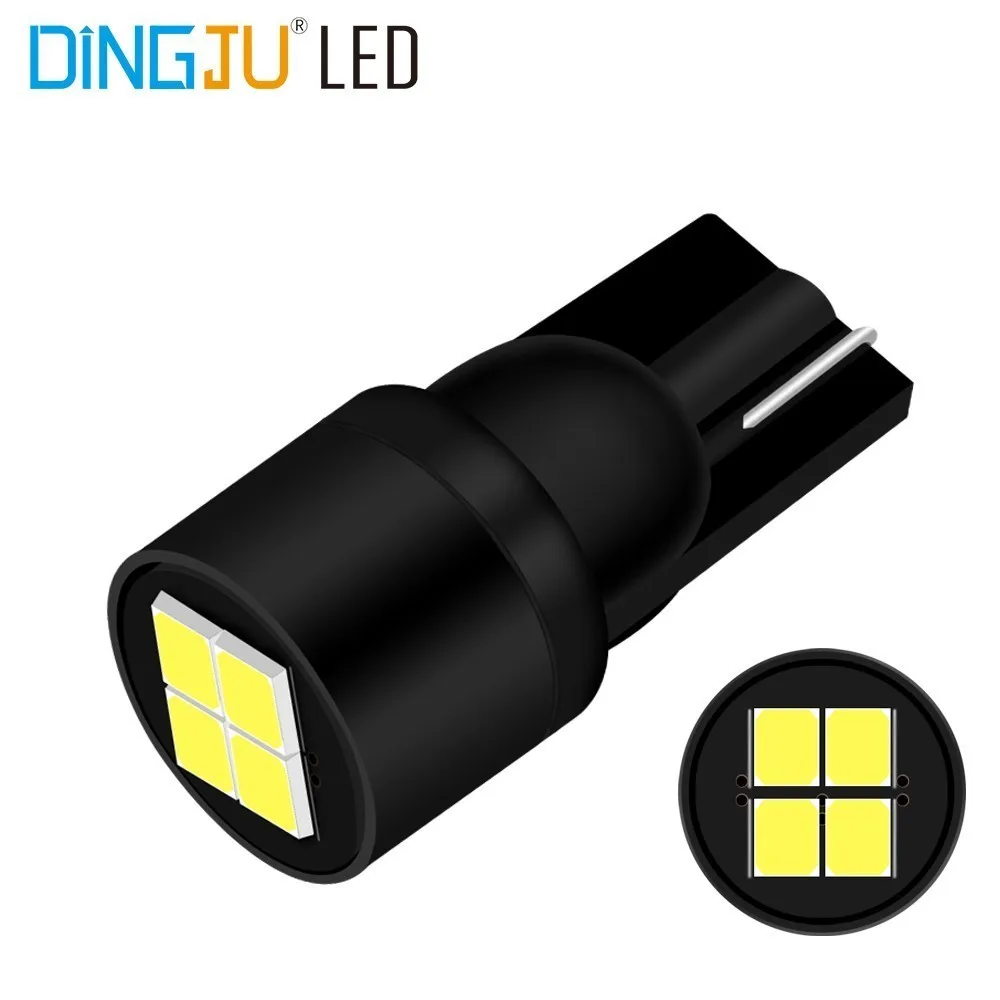 2 шт. T10 W5w 194 2835 4Smd светодиодные лампы поворотные парковочные Ширина укрыты внутренной сводной светильник для чтения настольная лампа стайлинга автомобилей 12V