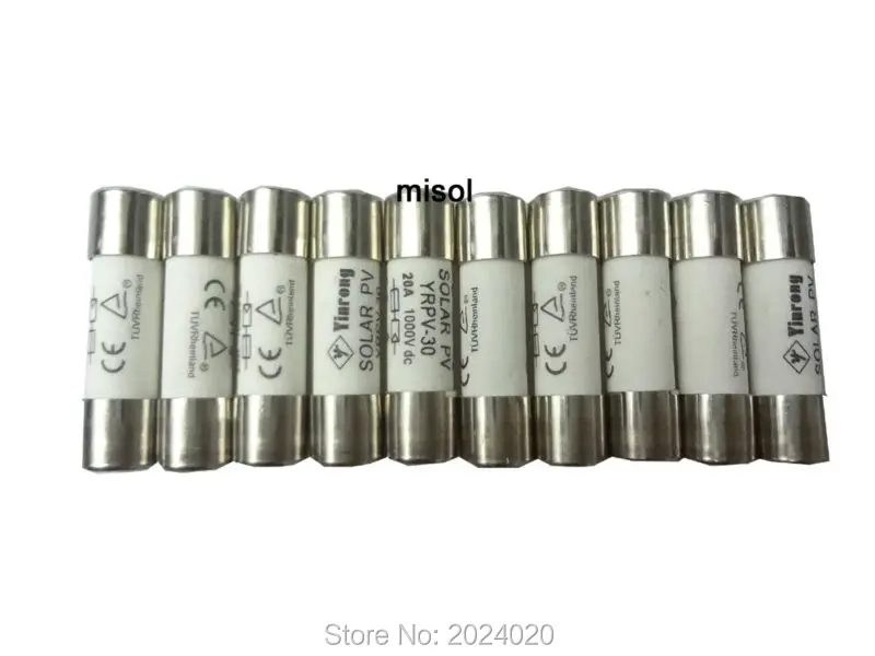 

100 units of PV solar fuse 20a 1000VDC fusible 10x38 gPV