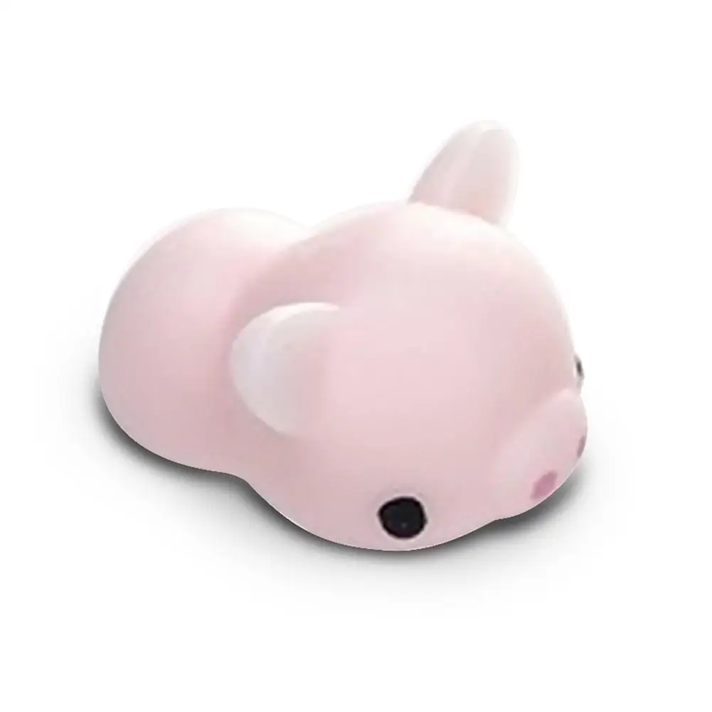 

Squishy Animal Mochi Squishy Cat Squeeze Toys Healing Fun for ADHD Kids Adult Squishy Toy Antistress Puzzle Item Color Random