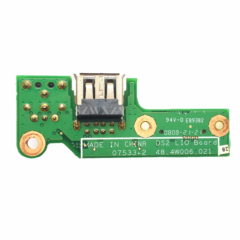 Разъем питания постоянного тока VGA USB плата для Dell Inspiron 1526 1525 488.4w006. 011 021 07533 2 488.4w032.