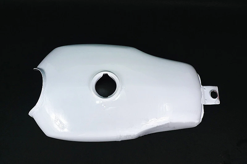 Мотоциклетные топливные баки Cafe Racer в стиле ретро винтажный белый масляный бак