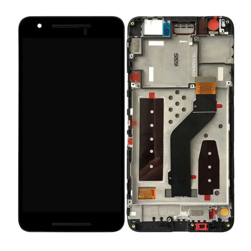 ЖК-дисплей для huawei Google Nexus 6P сенсорный экран дигитайзер с рамкой сборка Замена 5 7