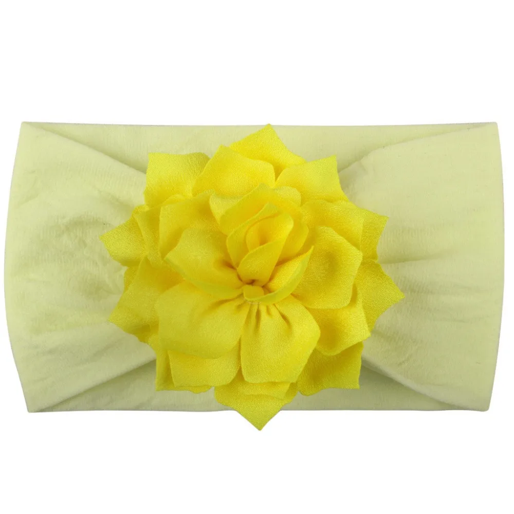 

Girls Baby Toddler Turban Solid Headband Hair Band Flower Accessories Headwear infant headbands