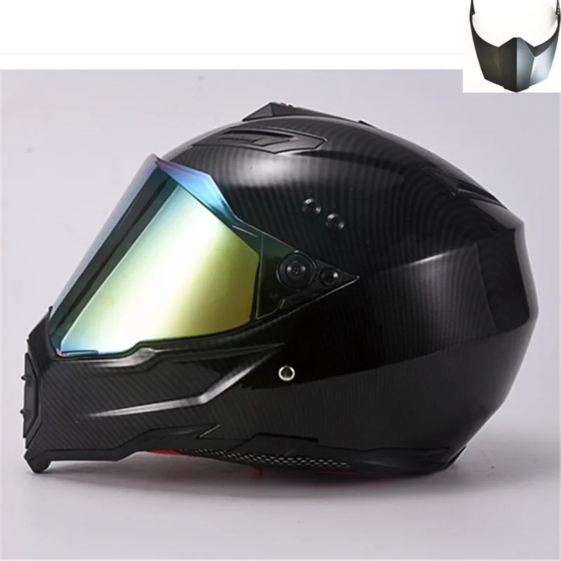 ABS material-gloss Черный глянец, шлем для мотогонок, велосипедный шлем, ATV, грязный велосипед, для спуска, MTB, DH, кросс, шлем, capacetes, s, m, l, xl, XXL - Цвет: ABS material-gloss