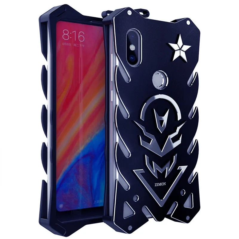 

Zimon Armor Ii Aviation Metal Phone Case For Xiaomi Mix 2s 3 Powerful Outdoor Case For Xiaomi Mix3 Mix 3 Cnc Anodized Aluminum