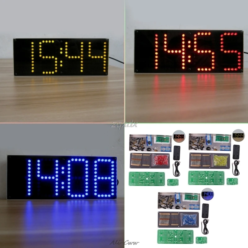 ECL 132 DIY Kit суперразмерный светодиодный электронный дисплей с пультом