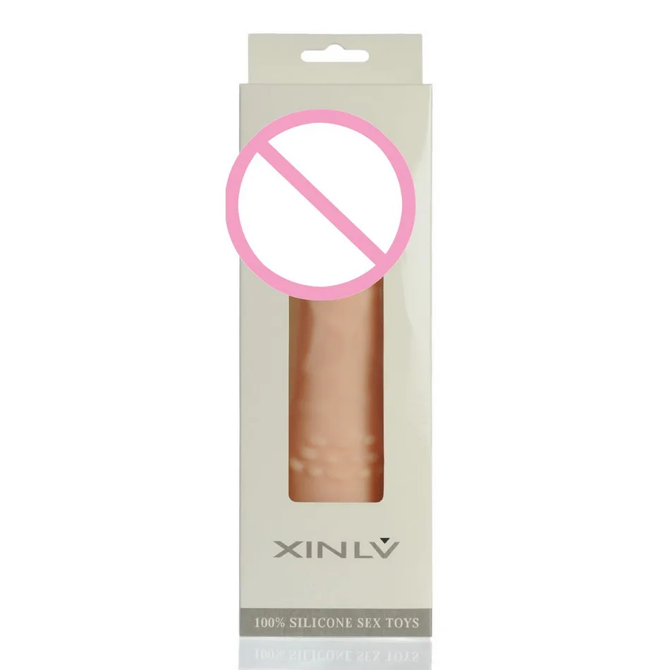 7.9 Inch Vibrating Realistic Dildo Flexible 100% Waterproof Real Feel Vibrator Sex Tos For Woman | Красота и здоровье
