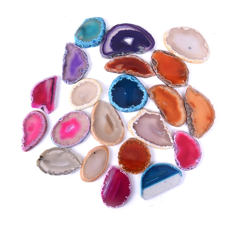 1 шт. кварца кулон из минеральной домашний декор натуральный агат Geode