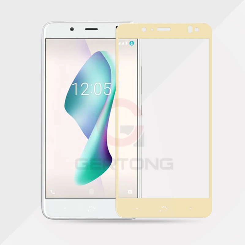Gold GerTong полное покрытие из закаленного стекла для BQ Aquaris V Plus U2 Lite ультратонкая Защитная пленка для экрана для BQ Aquaris X Pro - Цвет: Gold