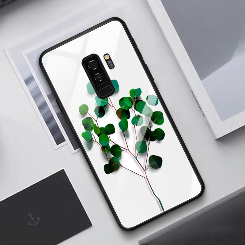 Роскошный защитный чехол из закаленного стекла для samsung Galaxy S10 Plus S10e S9 S8 Note 8 9 10 Plus A7 A70
