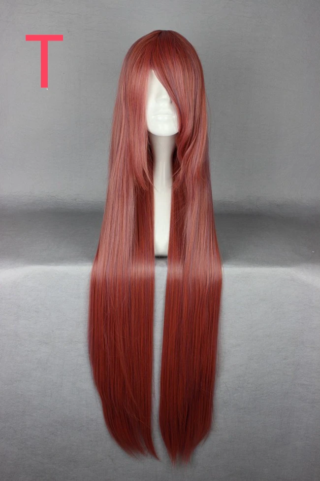 Парик женский длинный прямой из термостойких синтетических волос 100 см |