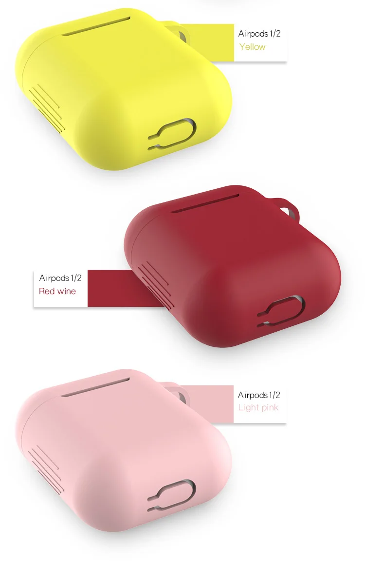 Airpods 1 крышка защитная, крышка полная защитная крышка Портативный Силиконовый чехол для Apple airpods 2 Чехол