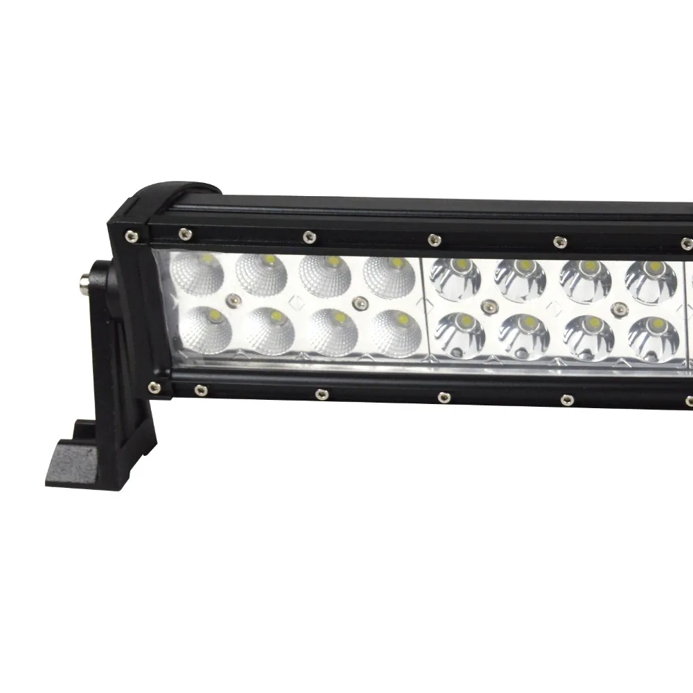 120W 22 ''дюймовый изогнутый светодиодный бар Combo дальнего света Offroad световая балка для автомобиль тягач 4x4 внедорожник ATV 12V 24V
