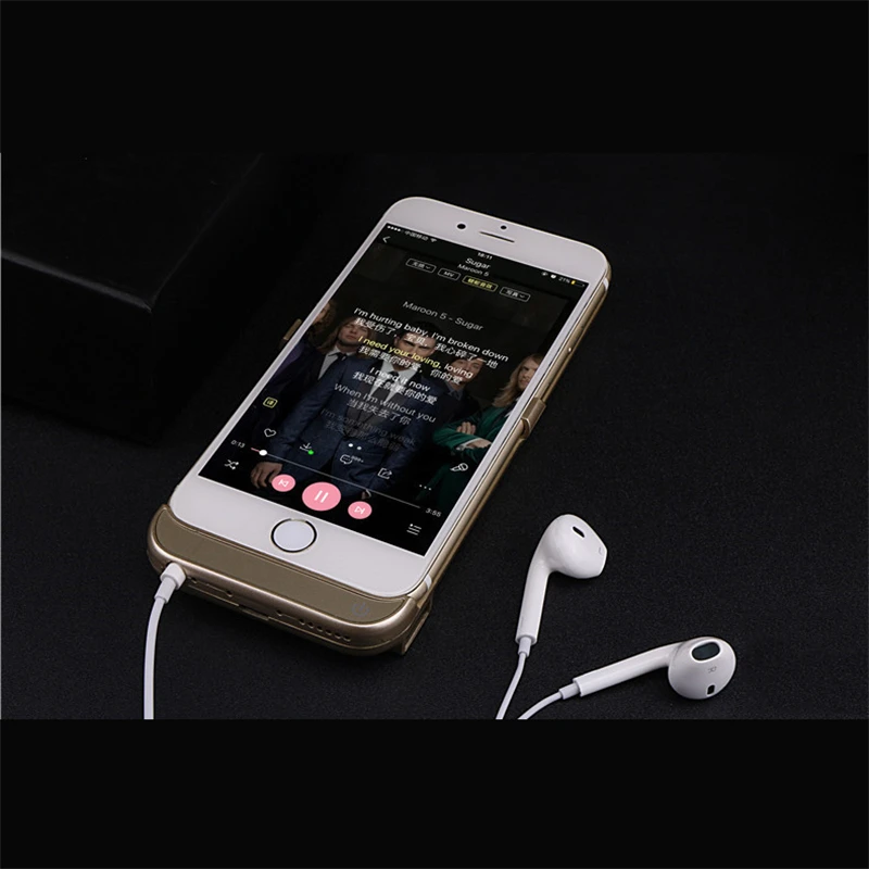 

10000mAh Battery Charger Case For iPhone 8 7 6 6s 6plus 6s plus 7plus 8plus Power Bank Portable Charger Poverbank Phone Cover