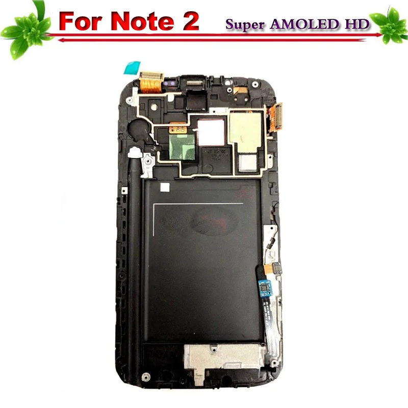 Протестировано для samsung Galaxy Note 2 ЖК-дисплей Дисплей N7105 Сенсорный экран планшета