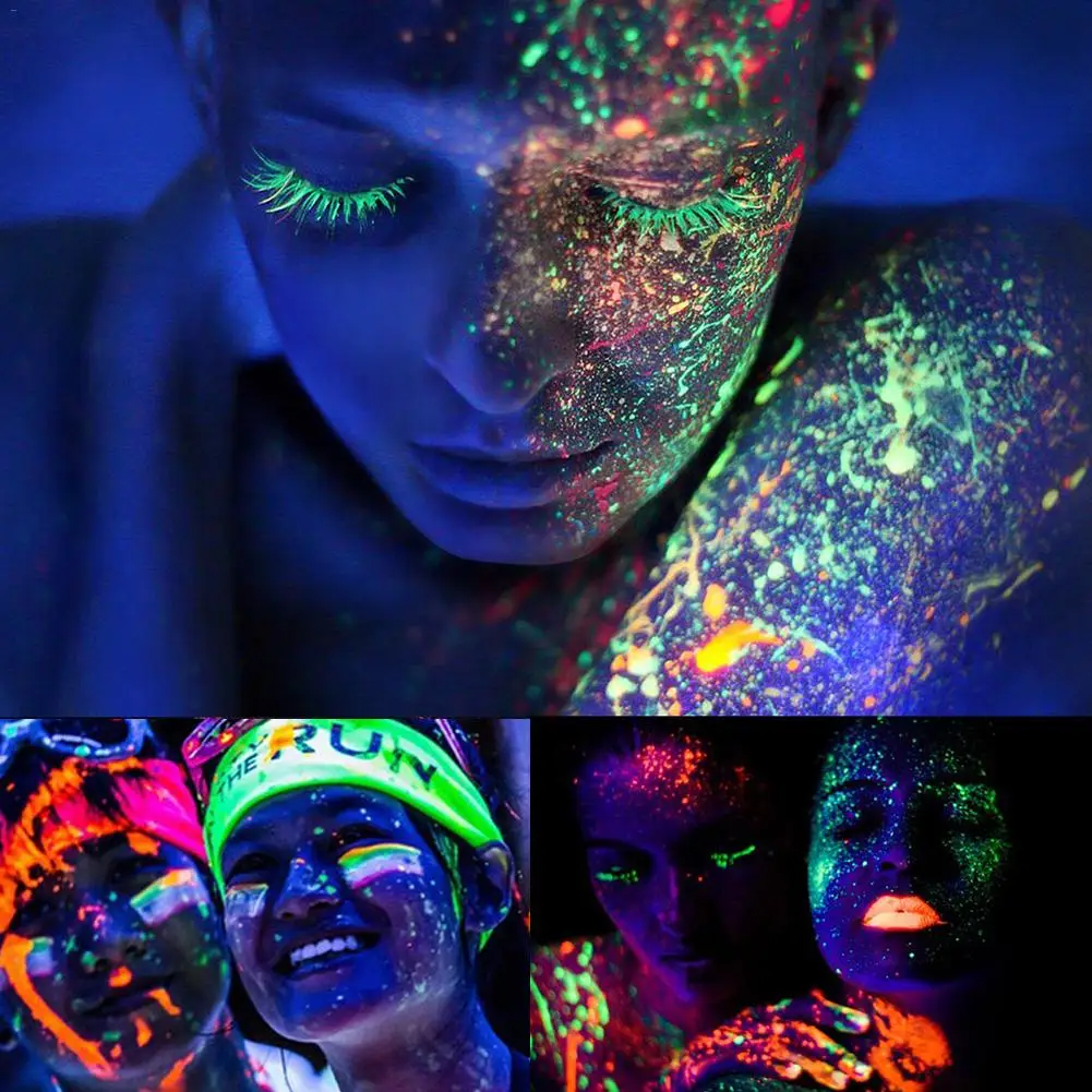 Краска для детей и взрослых 25 мл светящаяся мазь лица Экологически чистая