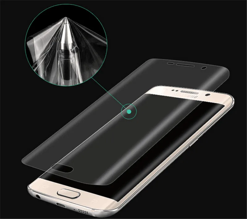 S7 Фильм Края! ультра тонкий мягкий полное покрытие протектор экрана для samsung galaxy s7