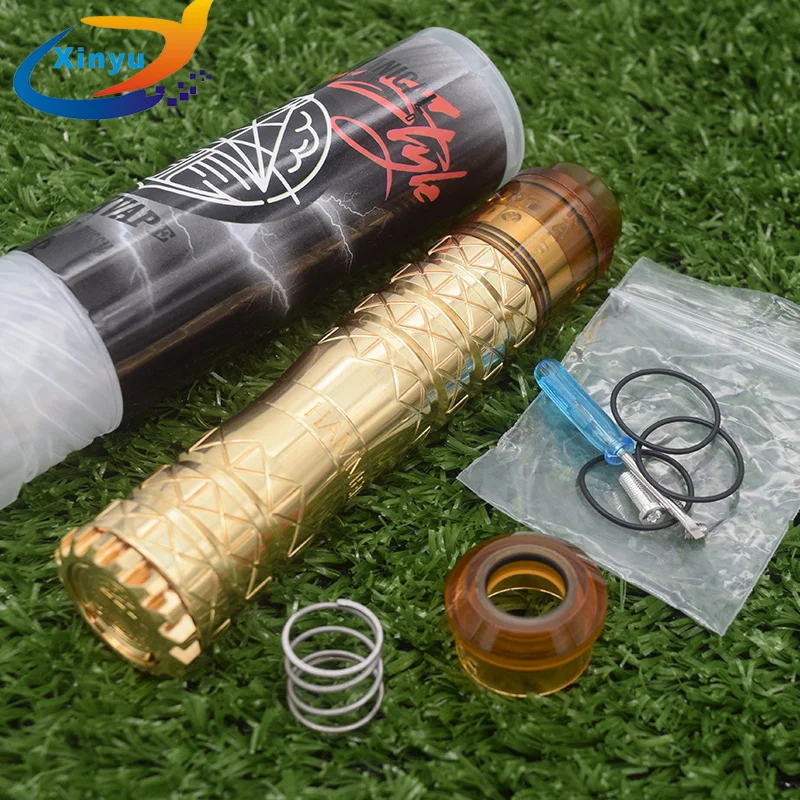 HAMMERHAND mod QP KALI RDA Fatality kit 18650 батарея 25 мм латунный механический испаритель Tower Mech Mod