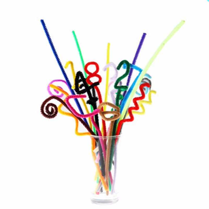 Помпон развивающие игрушки материалы Монтессори синель детские палочки