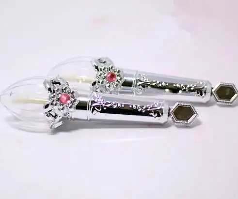 Изящный серебряный блеск для губ контейнер пустой DIY жидкая губная помада