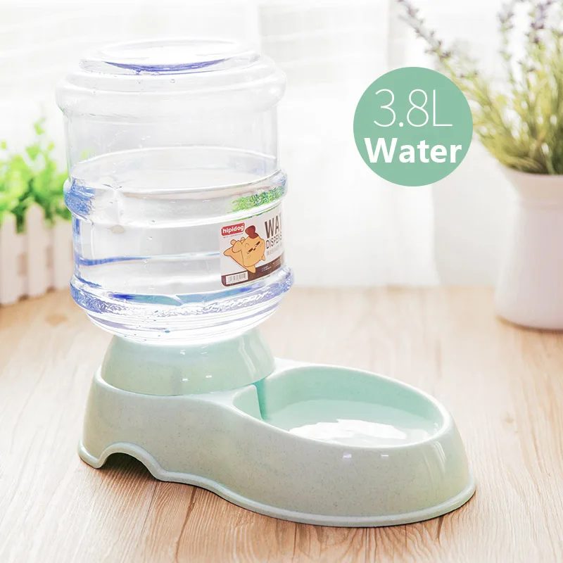 Classic Green Water 3.8L автоматические кормушки для кошек, большая емкость, фонтан для воды для кошек, пластиковая бутылка для воды для собак, миски для кормления, диспенсер для воды для кошек - Цвет: Classic Green Water