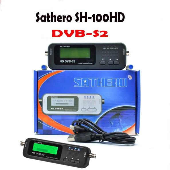 Цифровой спутниковый искатель SH 100HD/S2 HD Sathero Pocket сигнальный спутник приемник с ЖК