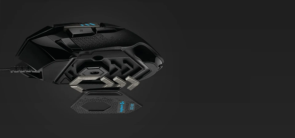 Logitech G502 герой игры Мышь полная линия обновления герой двигатель с 16000 Точек на дюйм Сенсор 11 настраиваемые кнопки