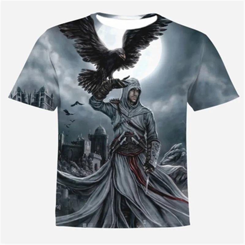 Горячая продажа Новый стиль 3DT-shirt для мужчин личности Печать Пираты Карибского