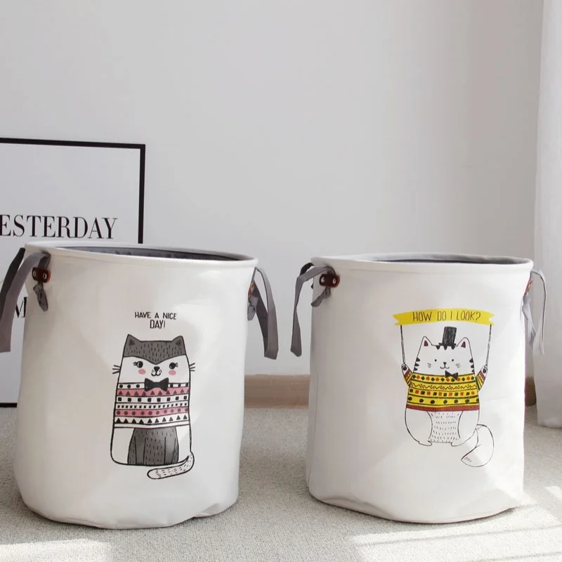 Большая складная корзина для белья мультяшная сумка хранения стоящая игрушка