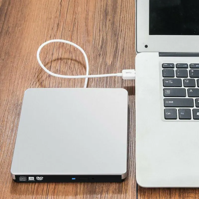 Внешний USB 3,0 DVD RW CD Писатель Привод горелки ридер плеер для портативных ПК