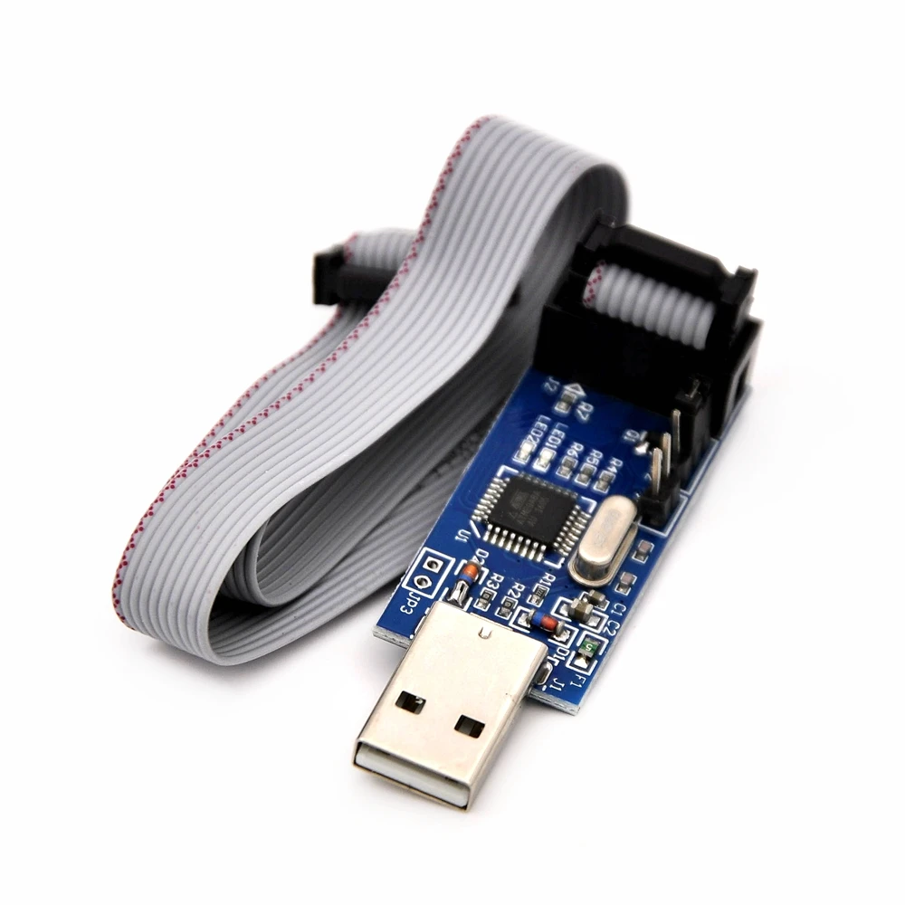 Программатор USB ISP ASP ATMEGA8 ATMEGA128 с поддержкой Win7 64 1 партия|Аксессуары для