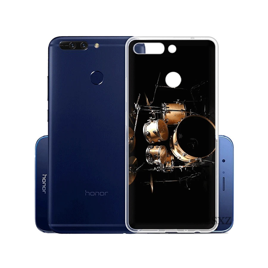 Чехол для Huawei Y5 Y6 Y7 II Prime 2017 2018 чехол телефона музыкальный инструмент