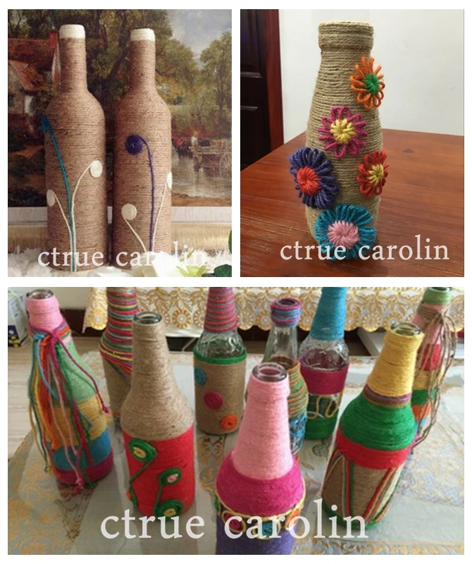 Джутовая шпагат 50 м натуральная сизалевая веревка 2 мм Сделай Сам Тэги в стиле