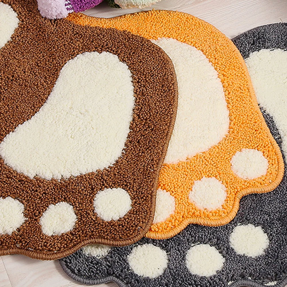 Enipate красочный отпечаток ноги стекаются ванная комната коврик для ванной ковер