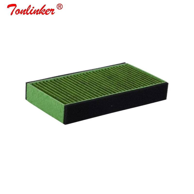 1 Pcs Green Filter 2 отверстия внешний воздушный фильтр для VWs Passat B7/Tiguan 5N/Sagitar/Beetle 5C/Sharan/AUDI Q3 8U/Seat Alhambra 2011- автомобильный фильтр - Цвет: 1 Pcs Green Filter