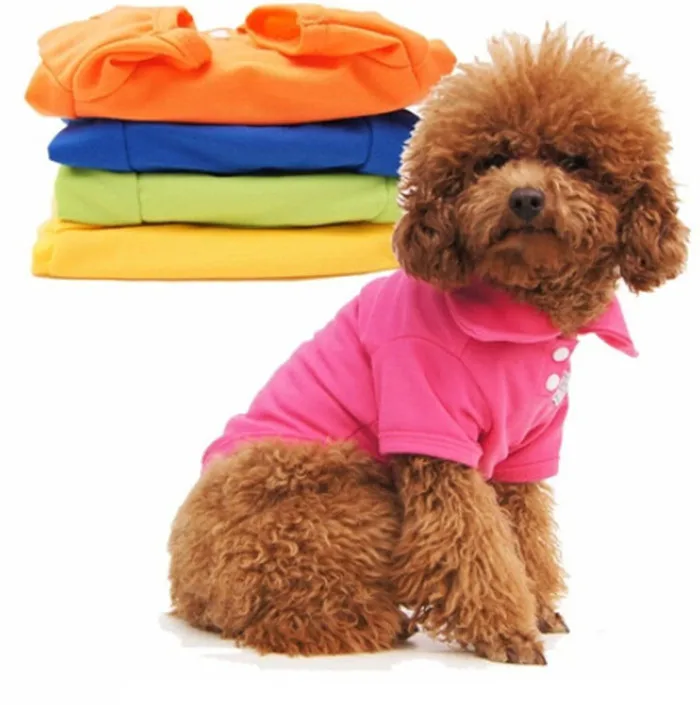 Hot sale Newest high quality polo shirt cute clothing goods for animal puppy dog 2014 summer free shipping | Дом и сад