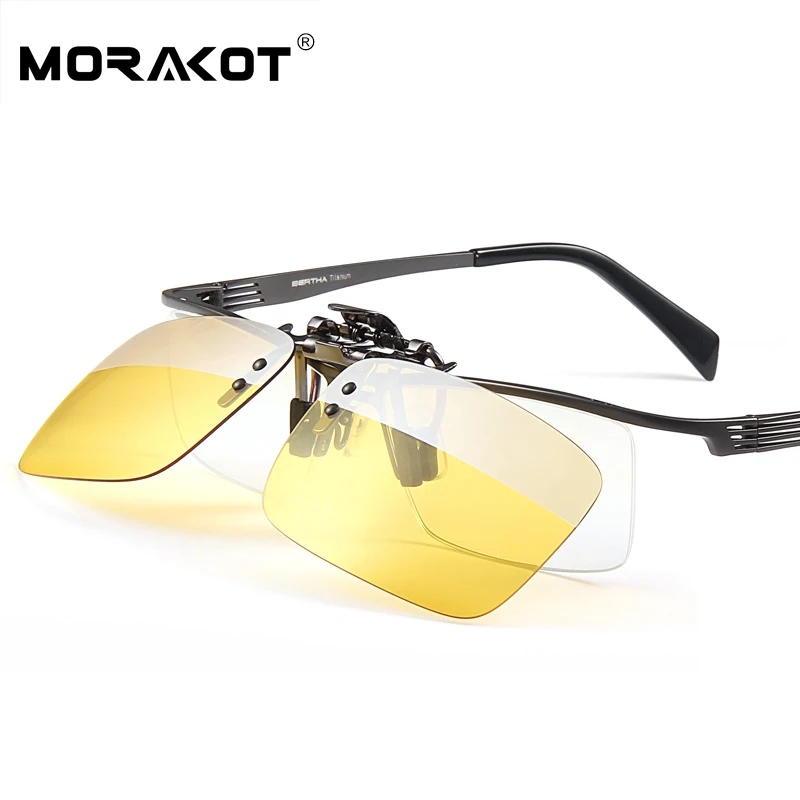 Солнцезащитные очки Morakot JP01010 поляризационные для вождения двухцветные|Мужские