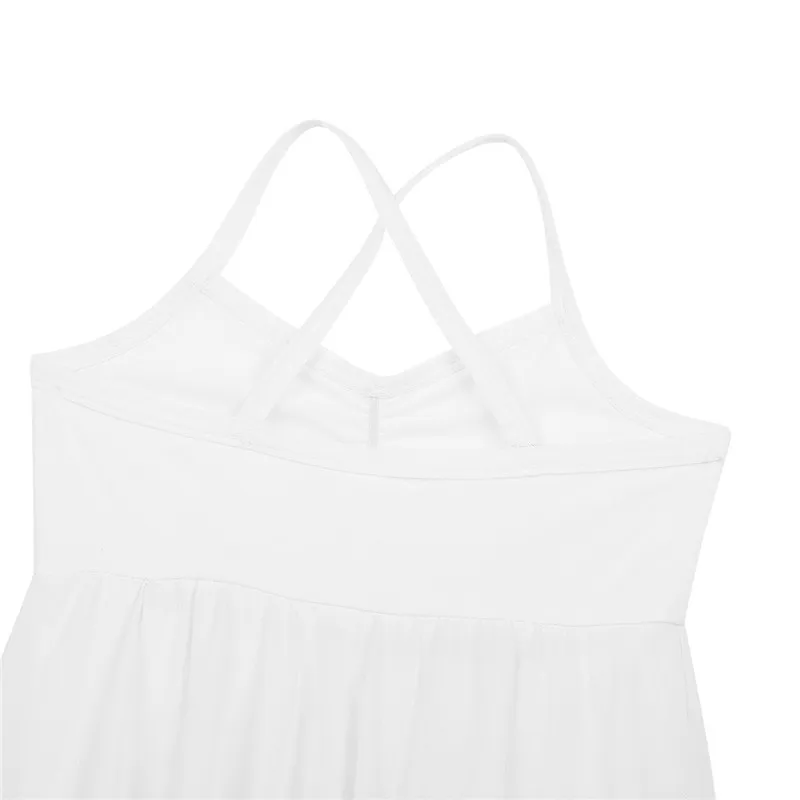 Детское шифоновое танцевальное платье трико для балета девочек пачка гимнастики