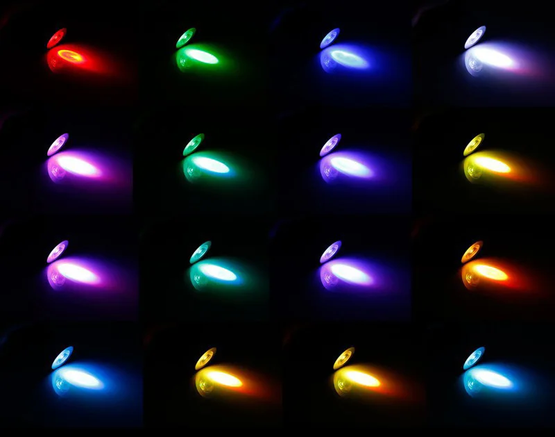 RGB Светодиодная лампа 5 Вт GU10 E27 E14 MR16 B22 16 лампа для изменения цвета прожектор 85-265 в для дома с ИК-пультом дистанционного светодиодного пятна 1 ... (art.: 794858540) - 794858540