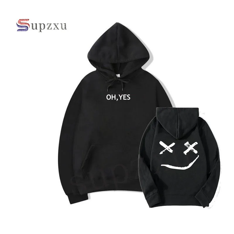 Supzxu 2018 о да Толстовка Для мужчин/Для Женщин Повседневный пуловер Street забавная