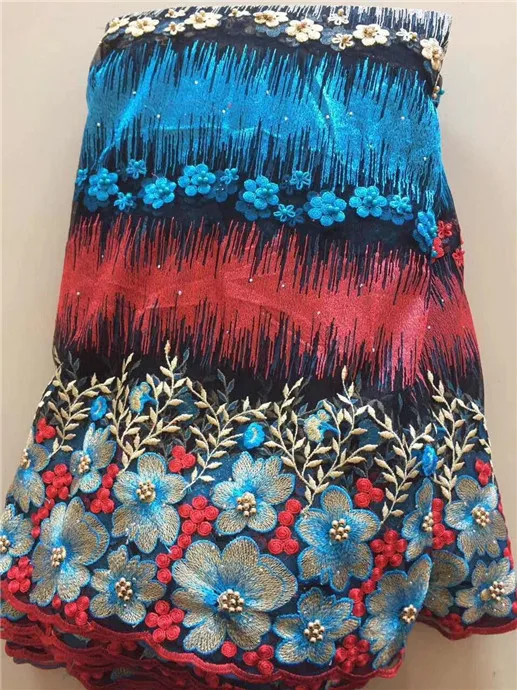 Новейшая африканская кружевная ткань/высококачественное нигерийское Сетчатое