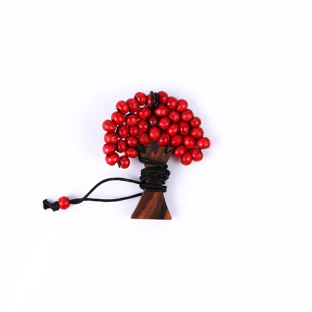 Модное горячее новое деревянное Древо жизни натуральное ожерелье с подвеской