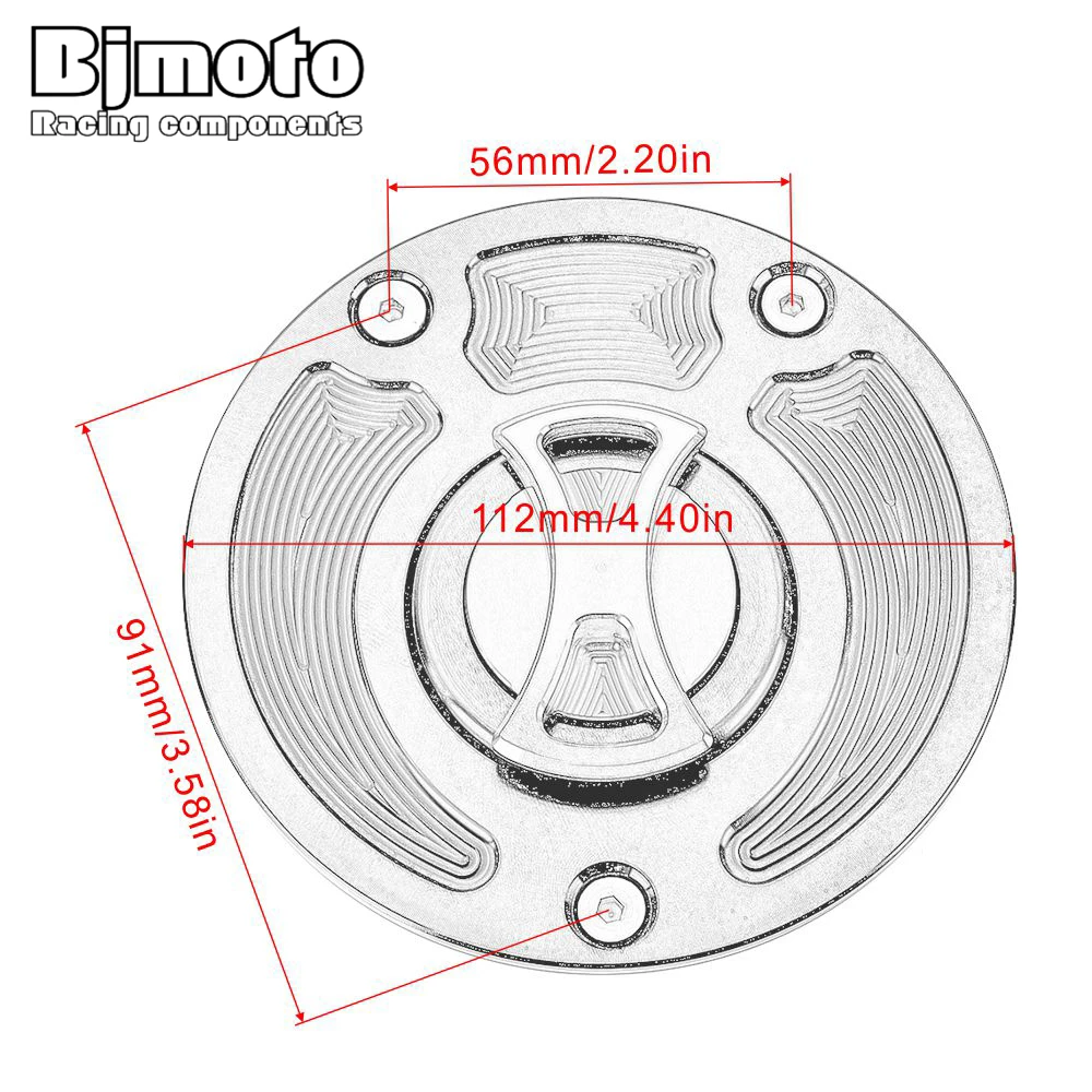 Аксессуары для мотоциклов Kawasaki Z1000 Z800 Z750 ER650 ER-6N ER6N ER-6F ER6F Ninja 650 CNC крышка топливного