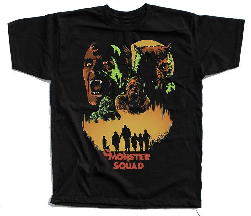 Monster Squad фильм черная футболка все размеры S-5XL Повседневное короткий рукав для Для