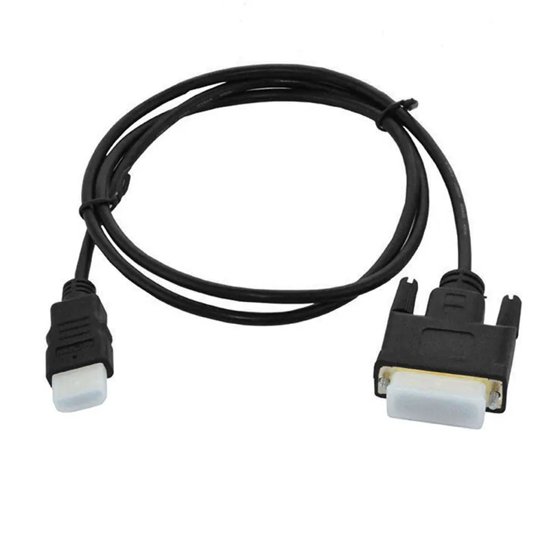 Высокое качество 3 фута 1 м HDMI к DVI DVI-D 24+ 1 pin адаптер позолоченный кабель «Папа-папа» для 1080P HD HDTV HD PC PS3 xbox DVD